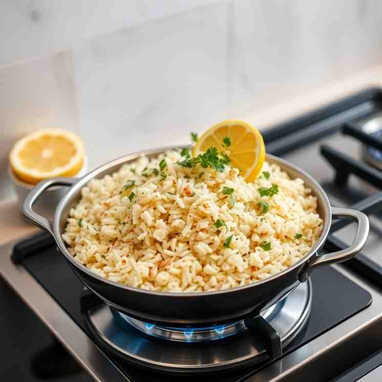 Easy Stovetop Rice Pilaf Recipe - Fluffy
